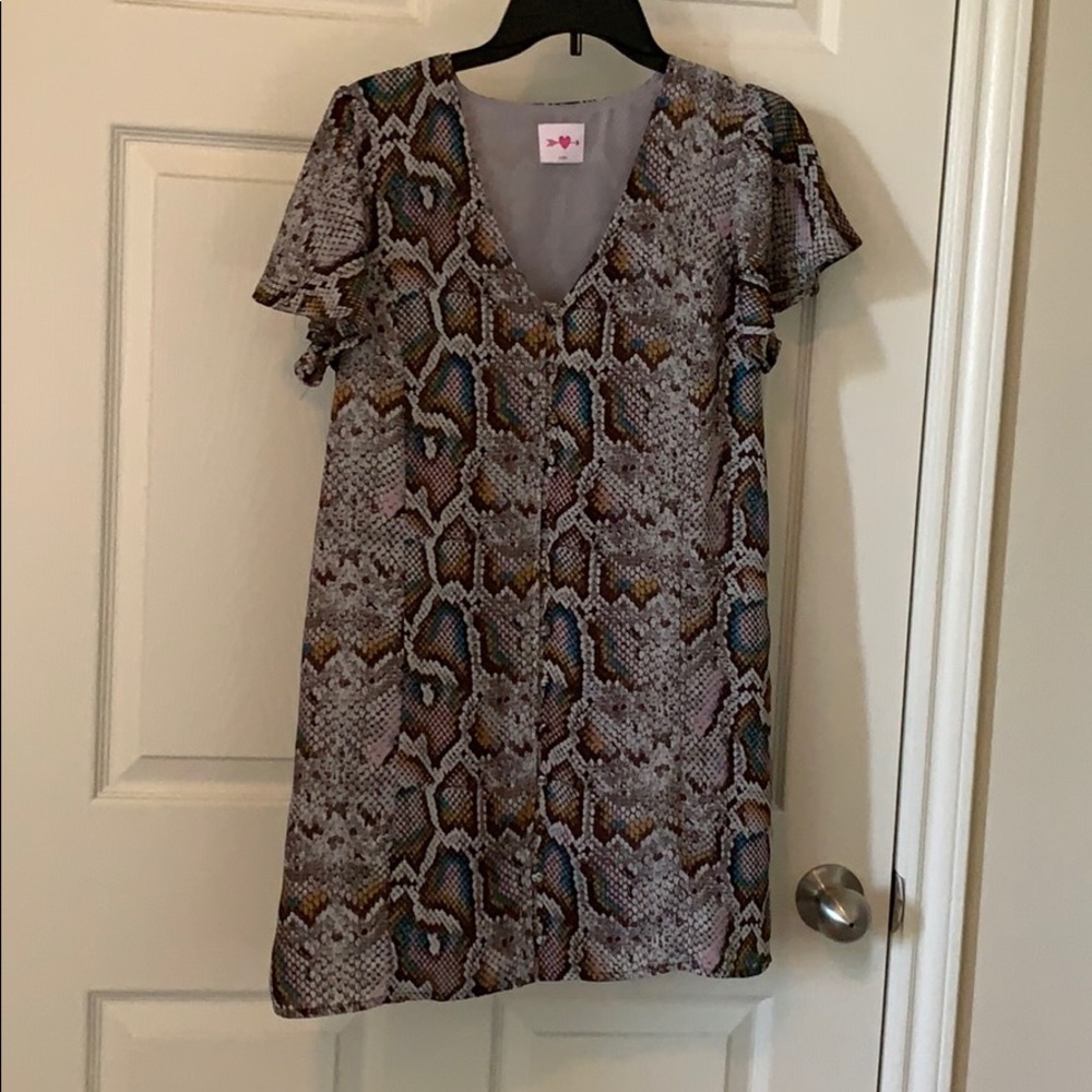 Snakeskin Dress